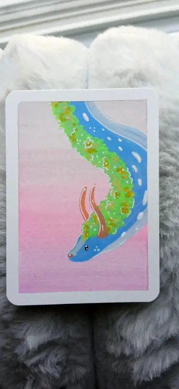Florals and Whispers aceo art card