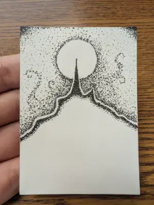 Carcosa aceo art card thumbnail 2