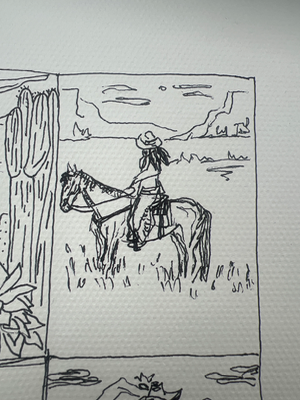 Quiet life aceo art card thumbnail 2