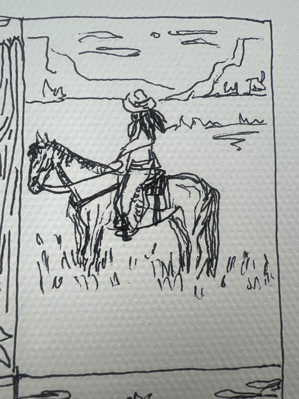 Quiet life aceo art card