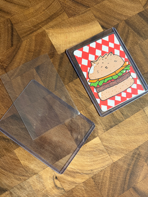 Burger aceo art card thumbnail 2