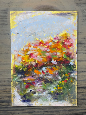 Where Summer Lingered aceo art card thumbnail 2