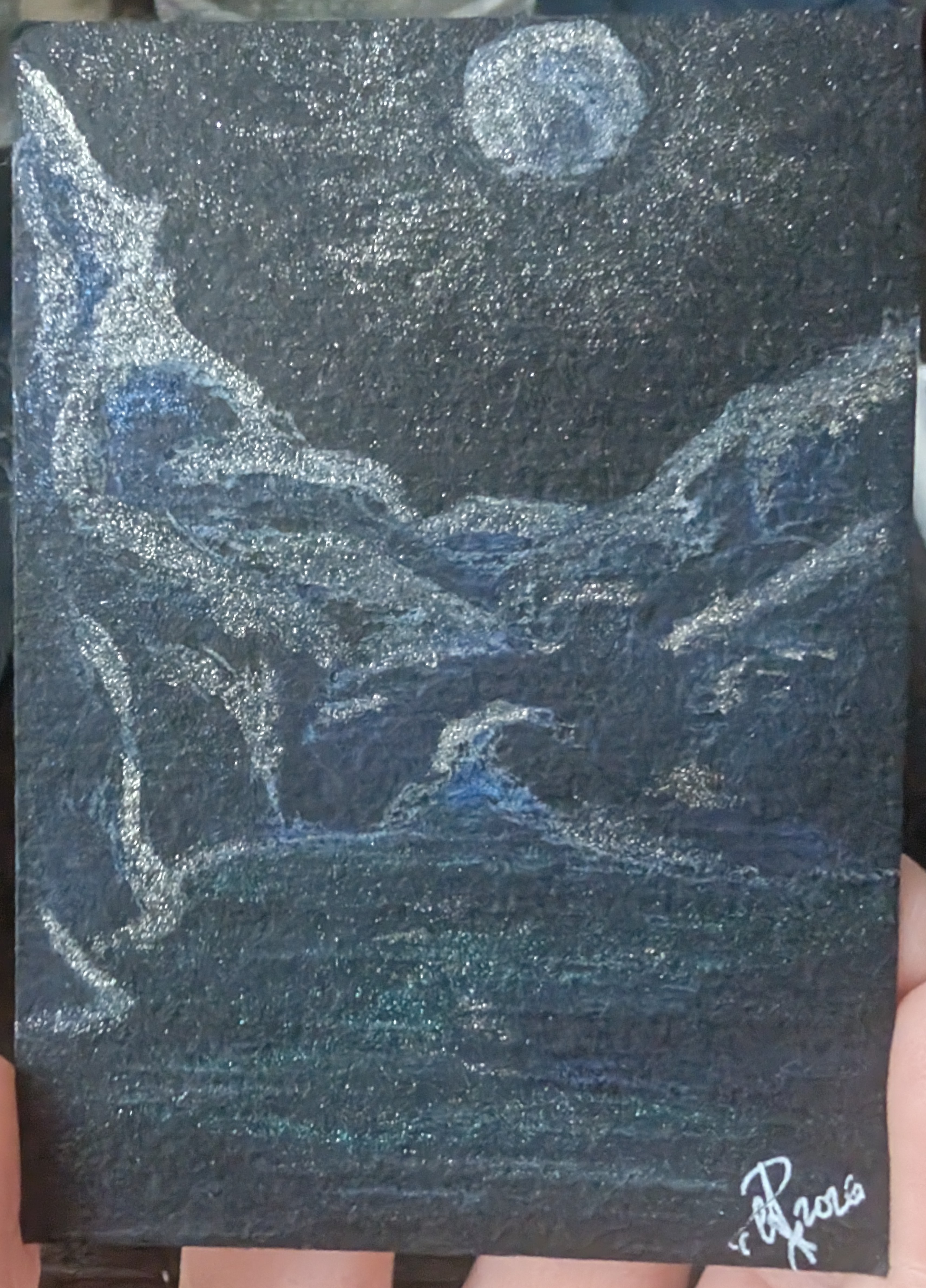 Glacier aceo art card