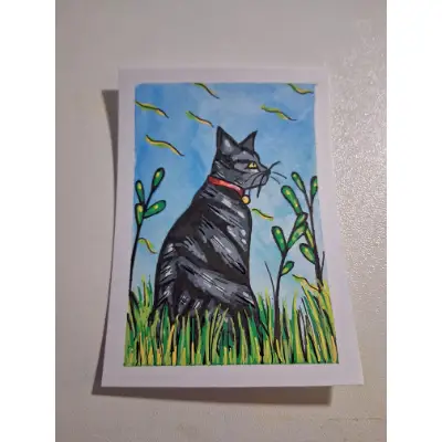 Field Trip aceo art card thumbnail 4