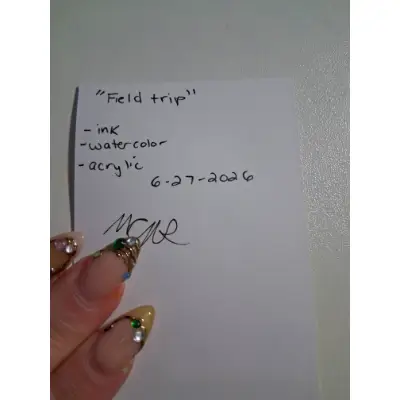 Field Trip aceo art card thumbnail 5