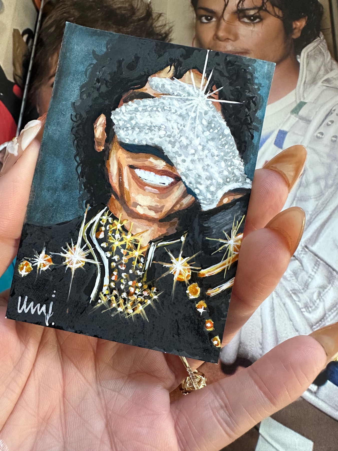 “The Smile” aceo art card