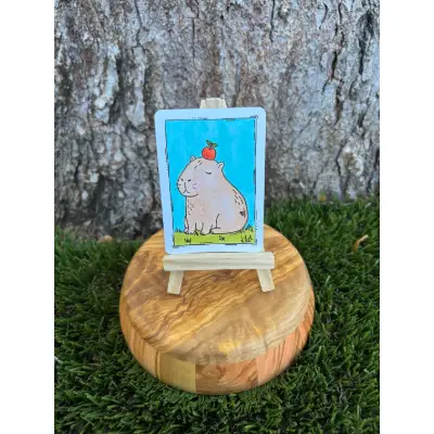Snacky Caby aceo art card thumbnail 1
