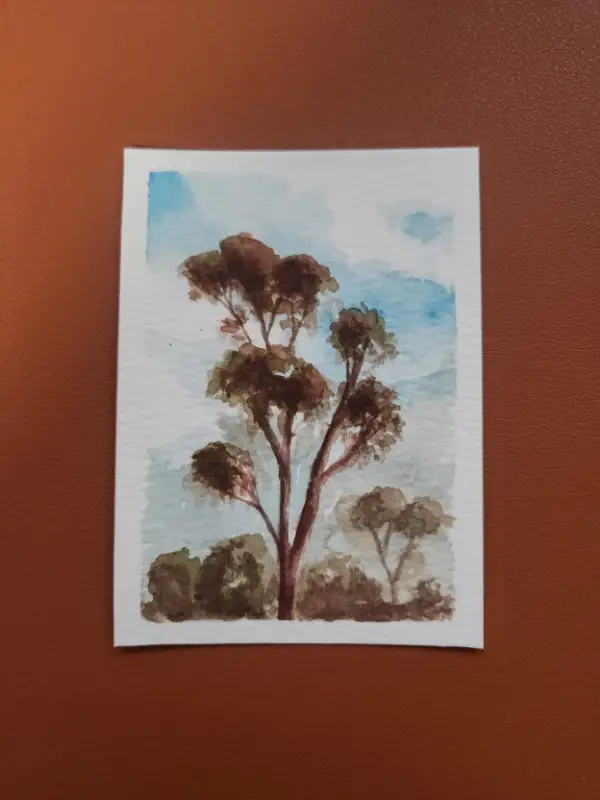 Fall of Giants 3 - Eucalpytus tree aceo art card