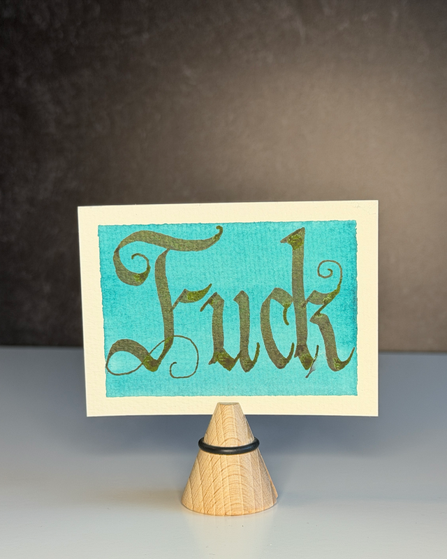 Fancy Fuck aceo art card