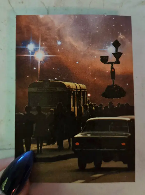 Wait for the Light aceo art card