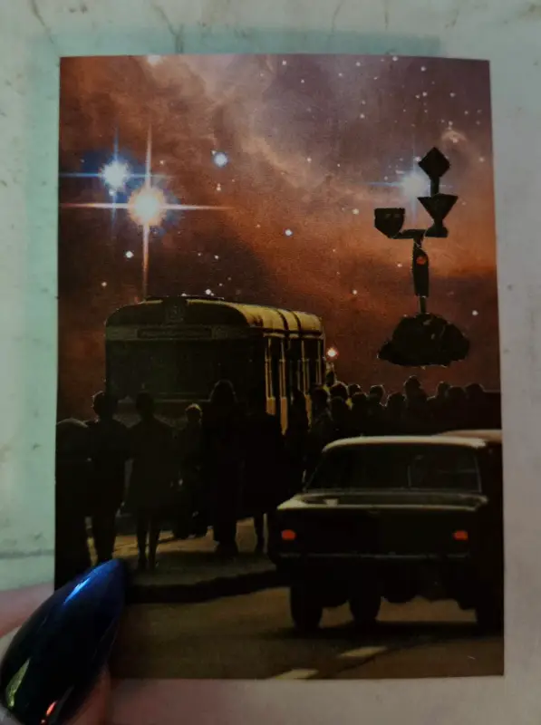 Wait for the Light aceo art card