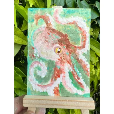 Soft Current aceo art card thumbnail 1