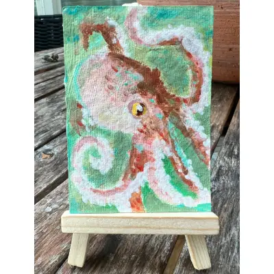 Soft Current aceo art card thumbnail 2