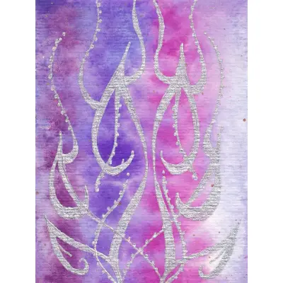 Cotton Growth 2 aceo art card thumbnail 1