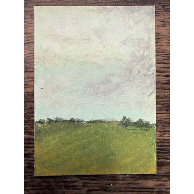Hill & Sky aceo art card thumbnail 2