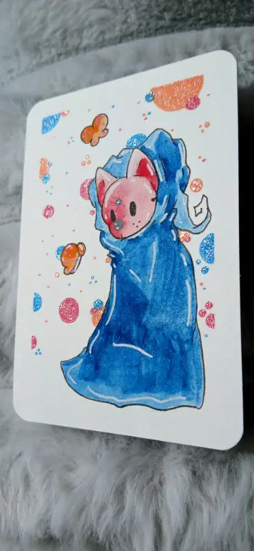 Masked Series 2 aceo art card