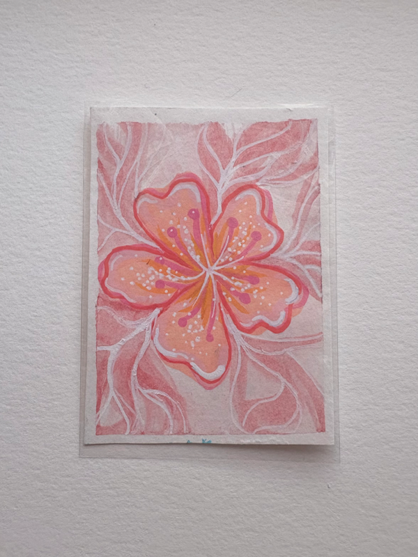 Dyad Florals - 2 of 2 aceo art card