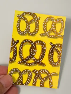 Don't Get It Twisted aceo art card thumbnail 2