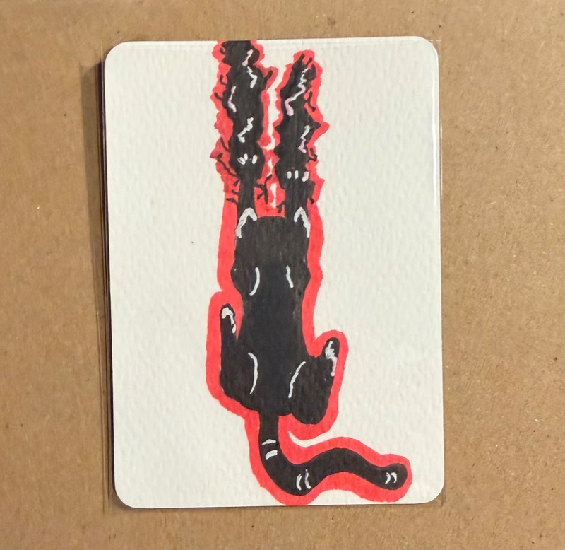 Mischief Kitty aceo art card