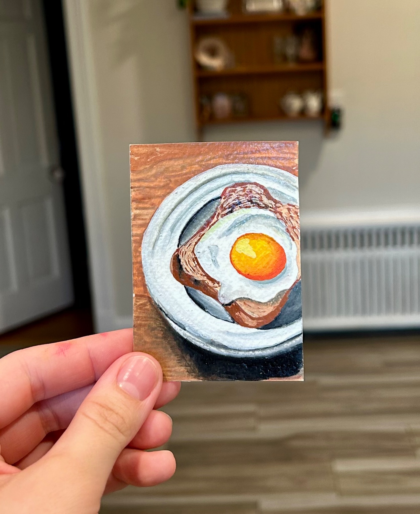 Breakfast for One aceo art card