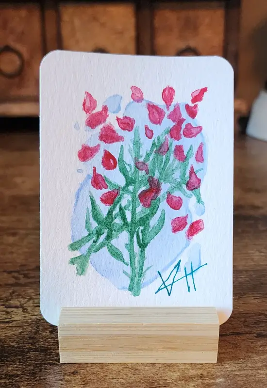 Damaged Goods aceo art card