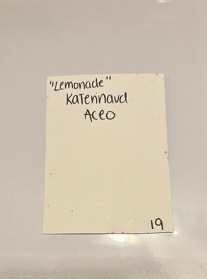 Lemons make Lemonade aceo art card thumbnail 2
