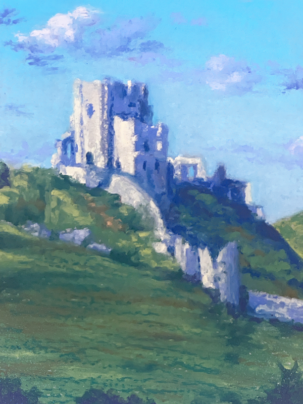 Ruins 1 of 3 set aceo art card