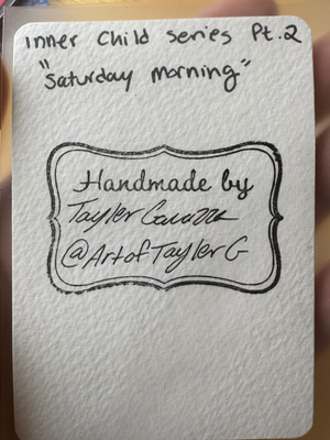 Saturday Morning aceo art card thumbnail 2