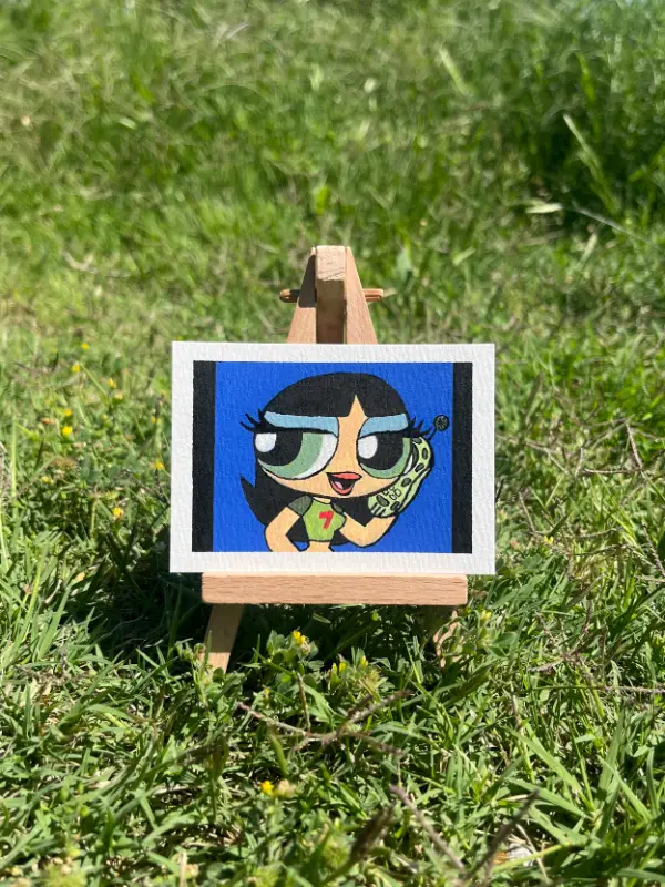 Teen Buttercup aceo art card