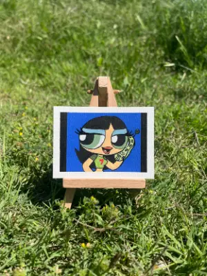 Teen Buttercup aceo art card thumbnail 1