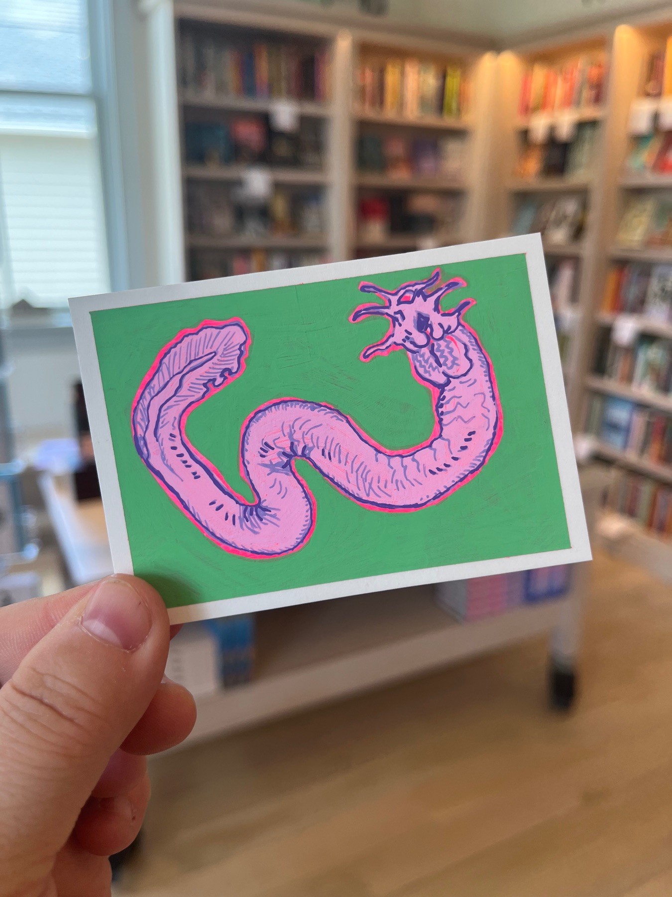 Hagfish aceo art card