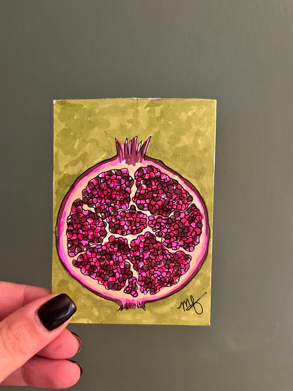 Fruits of Persephone’s Labor aceo art card
