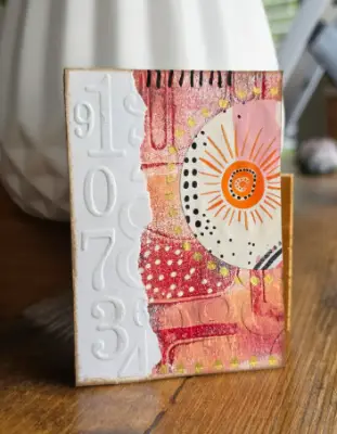 Sun Code aceo art card thumbnail 1