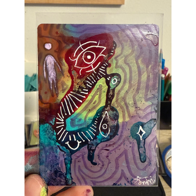 Isolation aceo art card thumbnail 2