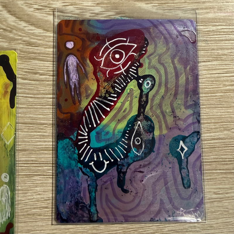 Isolation aceo art card