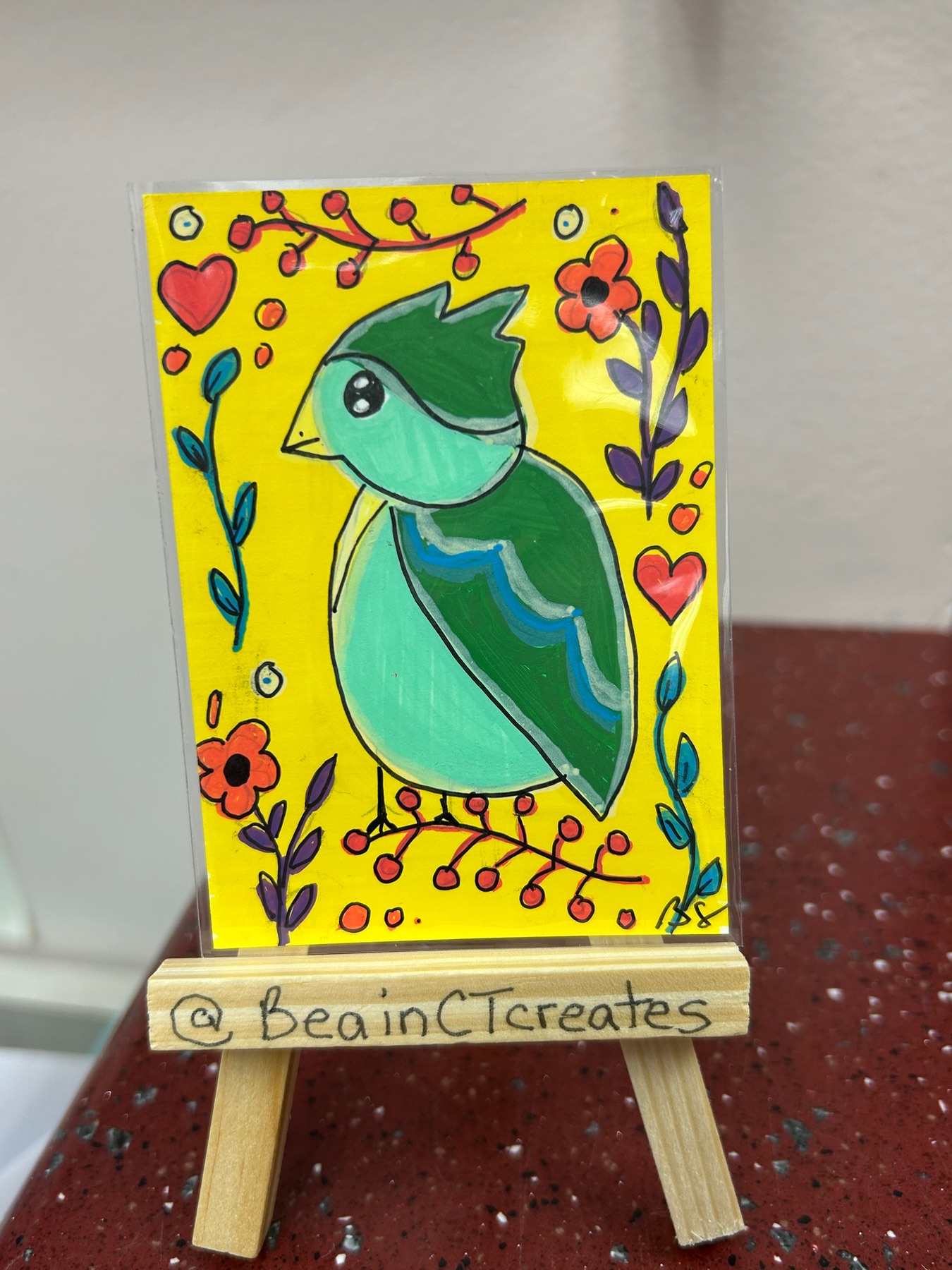 Greenberg aceo art card