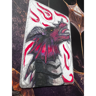 Qudenos, Splitter of Skies aceo art card thumbnail 2