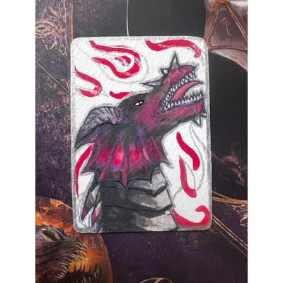 Qudenos, Splitter of Skies aceo art card thumbnail 1