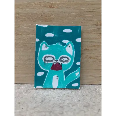 ACEO Original Drawing - Shock and Distress aceo art card thumbnail 2