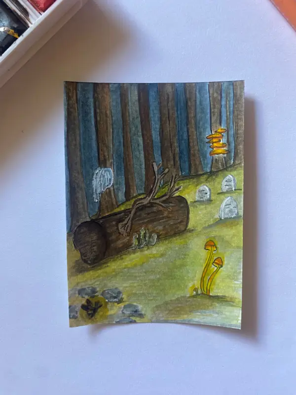 Sacred Space aceo art card