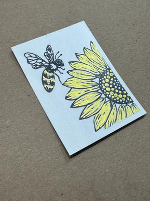 Sunflower Stop aceo art card thumbnail 3