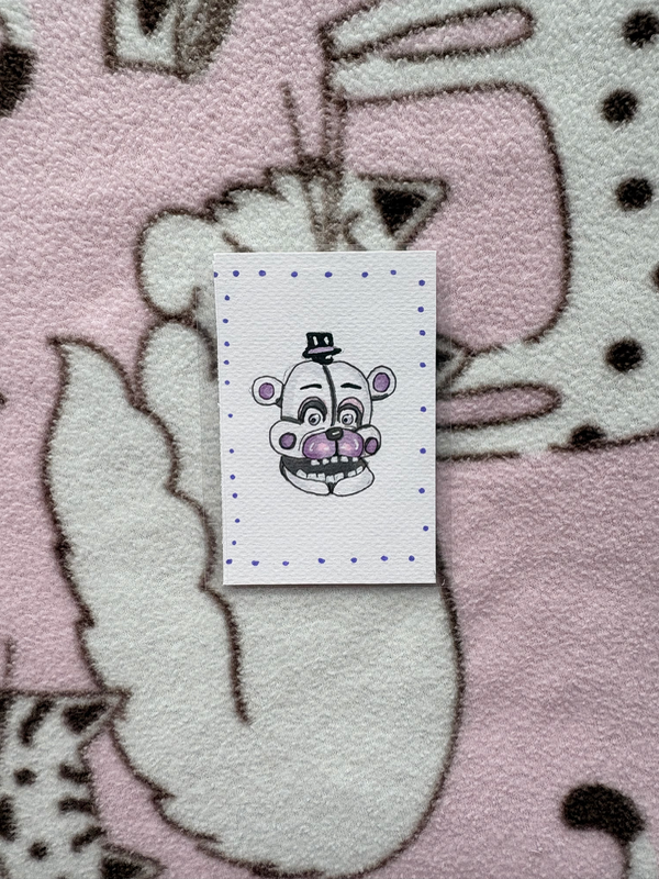 Funtime freddy aceo art card