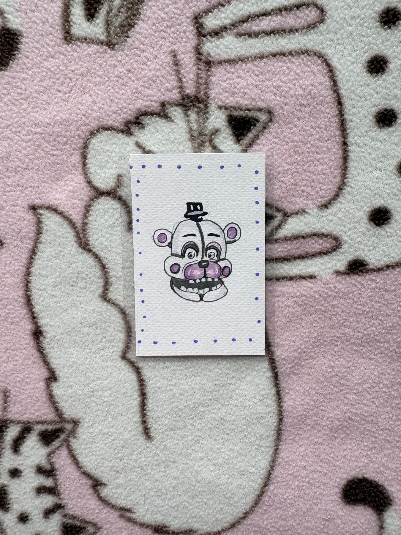 Funtime freddy aceo art card