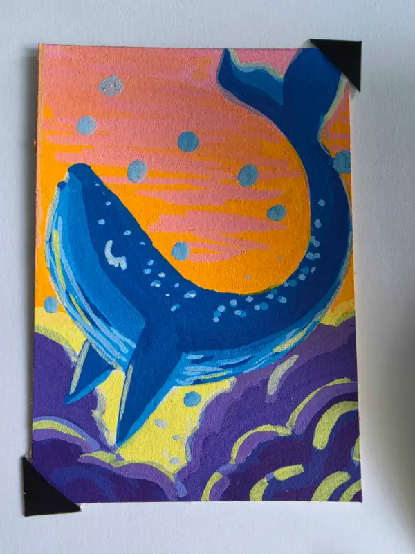 Sea of Vibes aceo art card