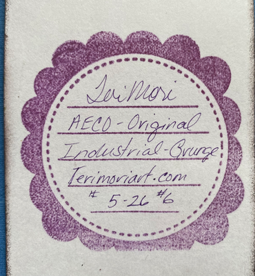 Industrial Grunge 5-26#6 aceo art card thumbnail 2