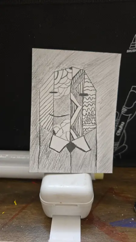 Garious aceo art card