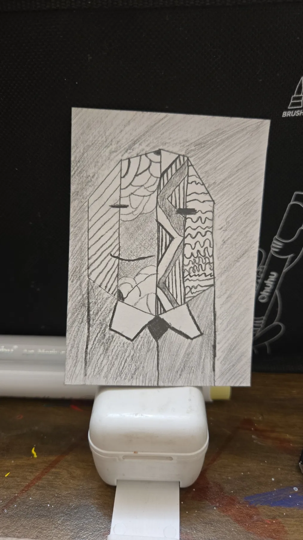 Garious aceo art card