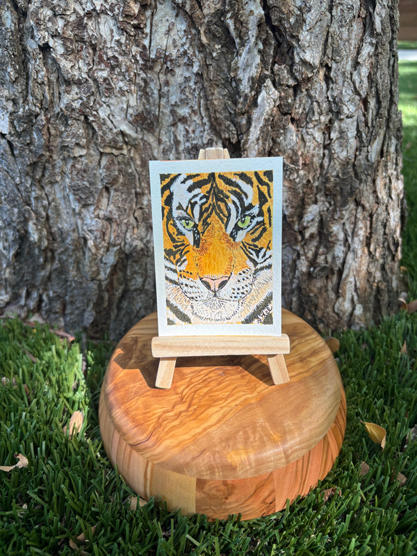 Terry the Tiger aceo art card