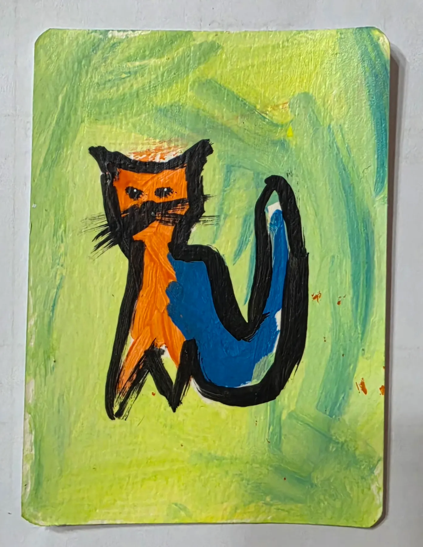 Cat aceo art card