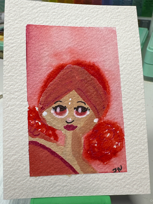 Irene aceo art card thumbnail 1